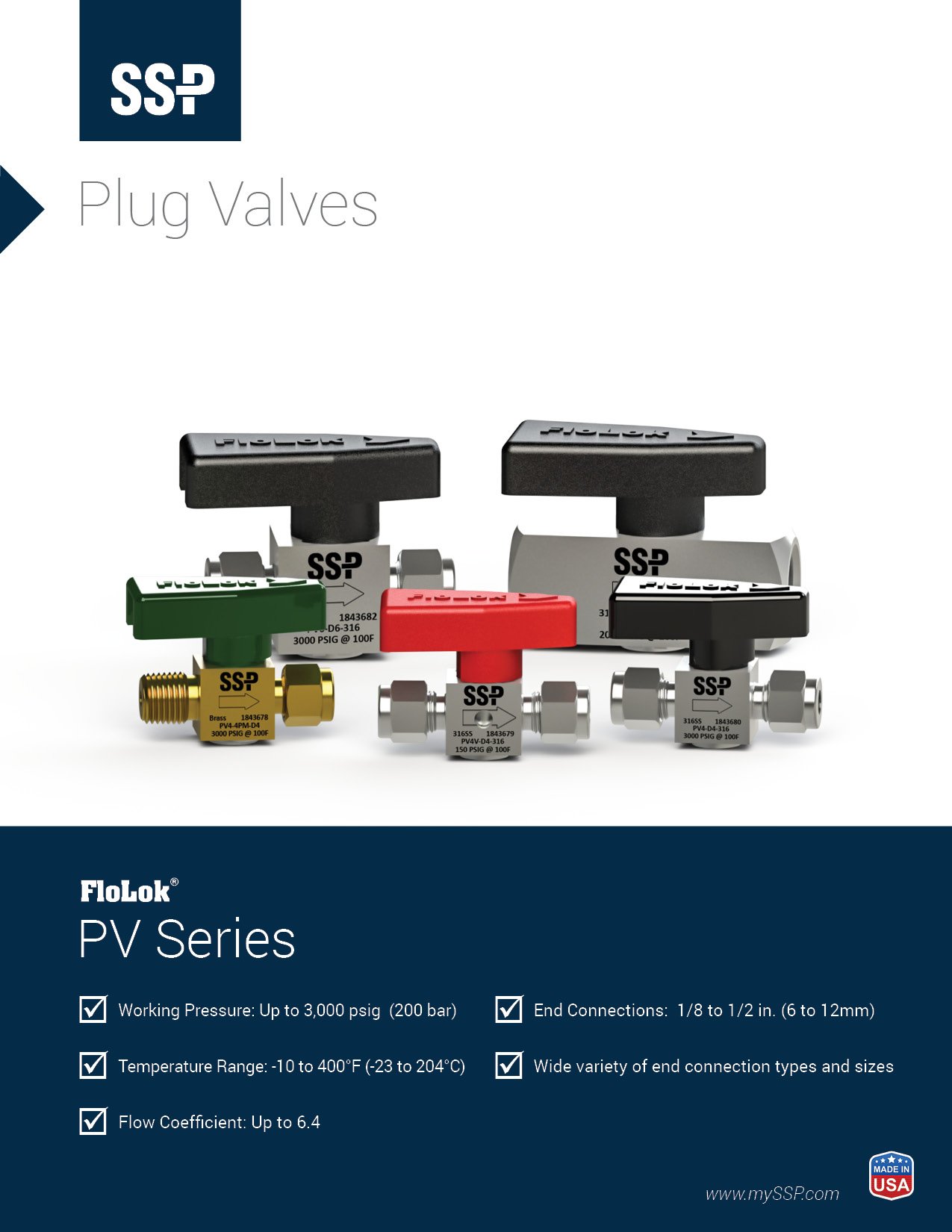 PV Series Plug Valve Catalog - PVPC Cover Image