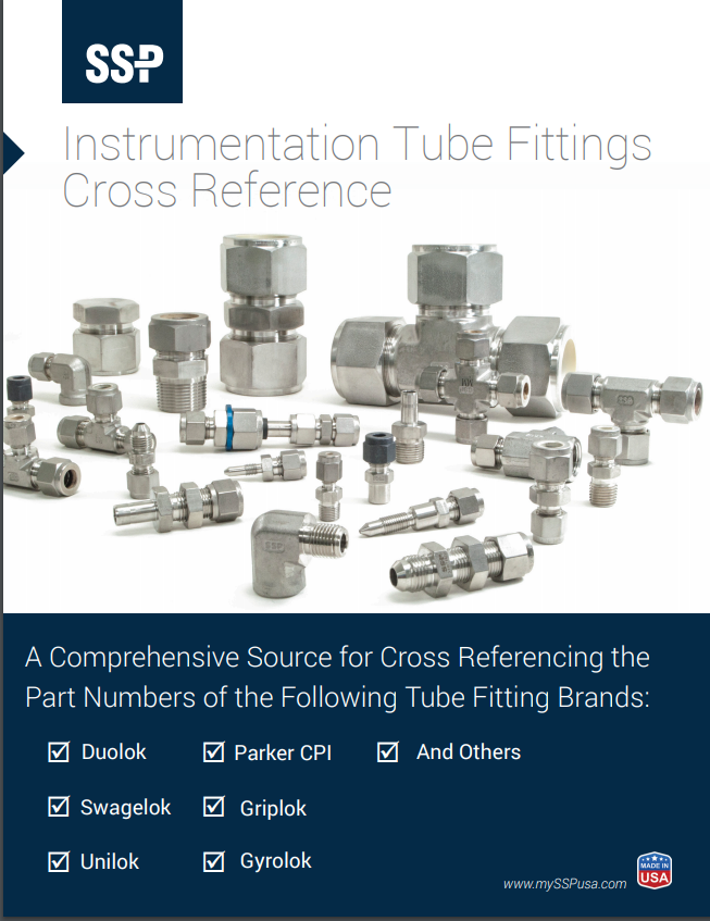 Instrumentation Tube Fittings Cross Reference Guide