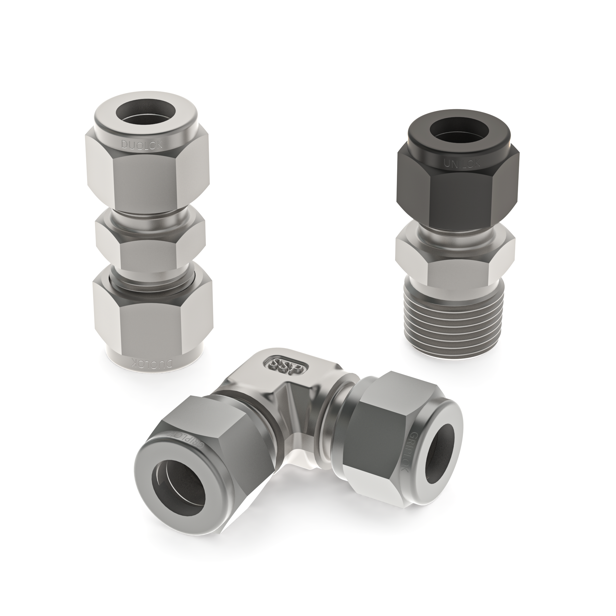 Tube Fittings Render