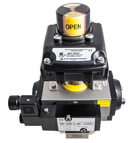 Actuated ball valve limit switch tilt 1