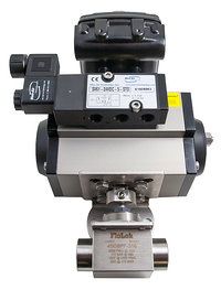 Actuated ball valve solenoidh tilt 1