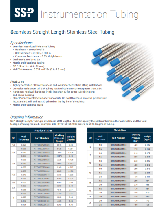 Instrumentation-Tubing-Catalog